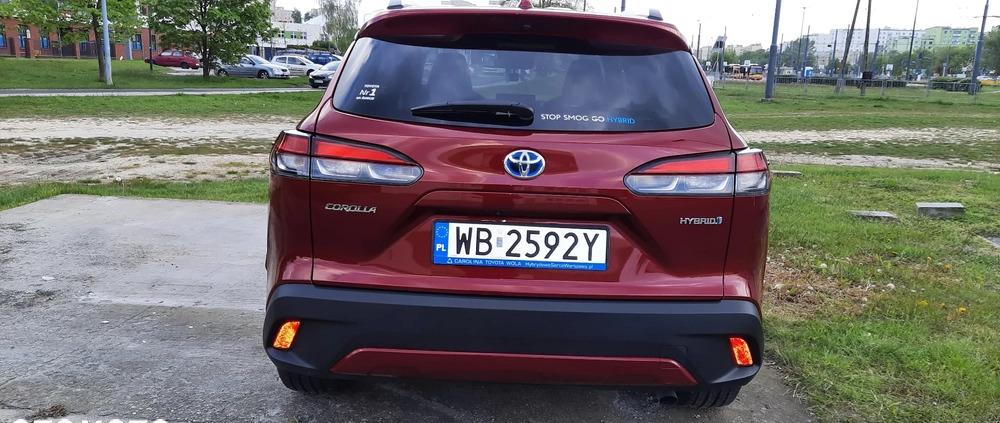 Toyota Corolla Cross cena 179000 przebieg: 4940, rok produkcji 2023 z Warszawa małe 172
